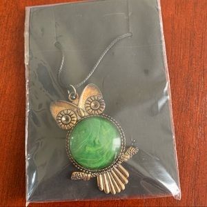 2/$20 ONE OF A KIND owl pendant